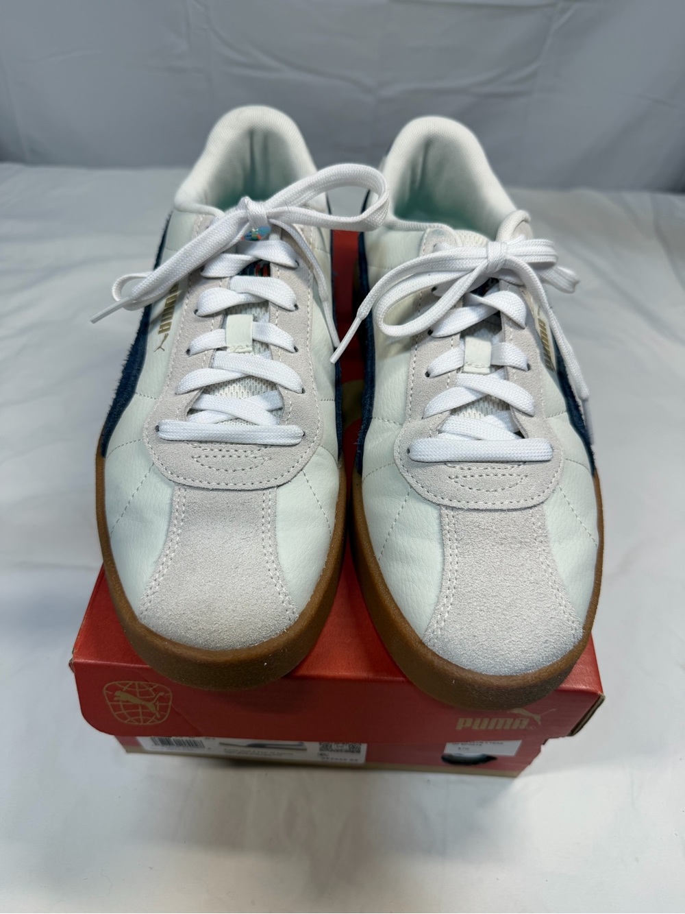 Puma Club II W 7.5/EU40 Year of Sports Vapor Grey, Navy, Gum Sneakers